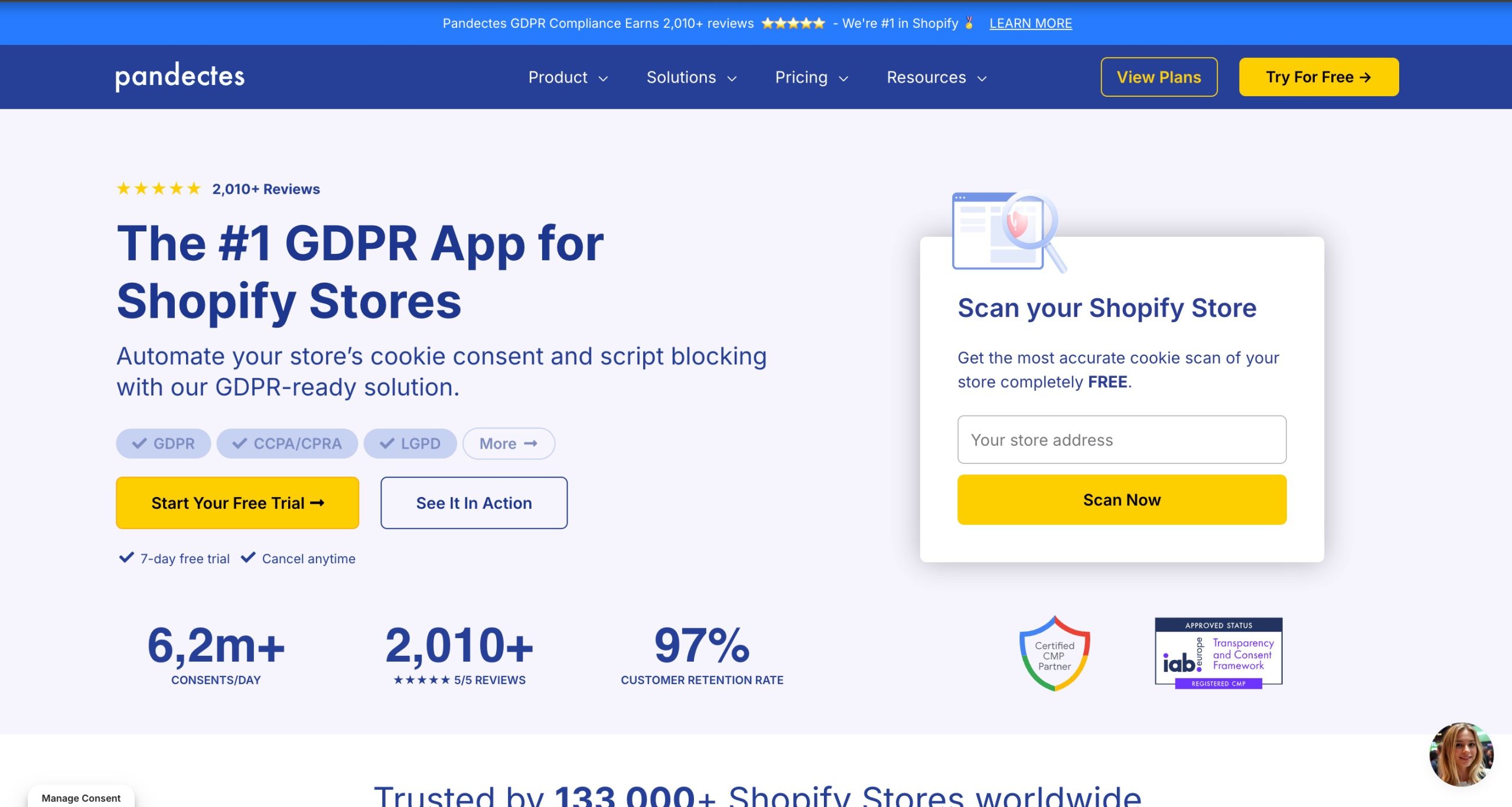 Pandectes for implementing Google Consent Mode for Shopify stores
