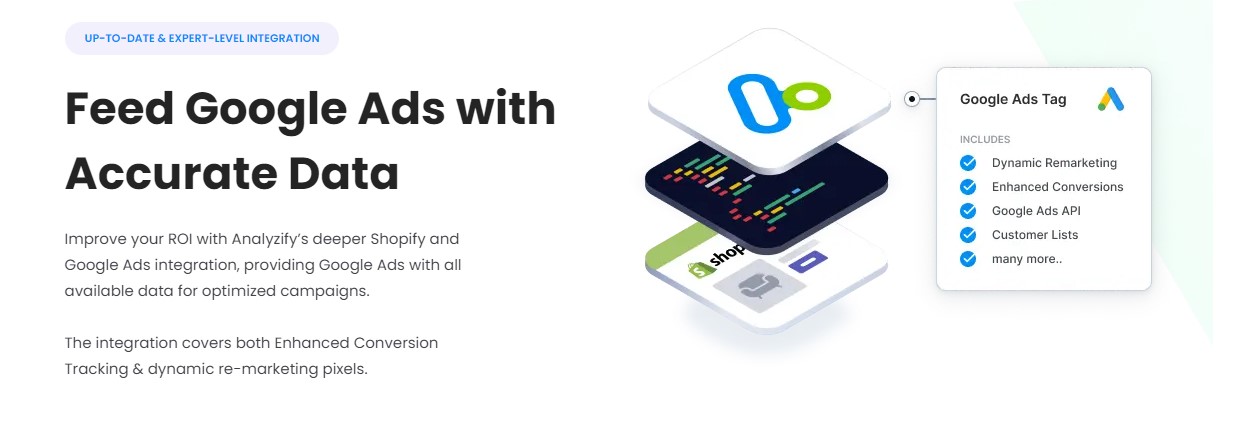 Analyzify Google Ads Shopify Conversion Tracking