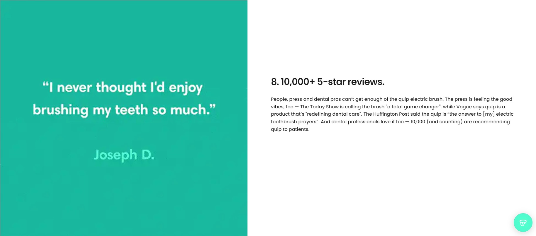 Importance of customer reviews in advertorials