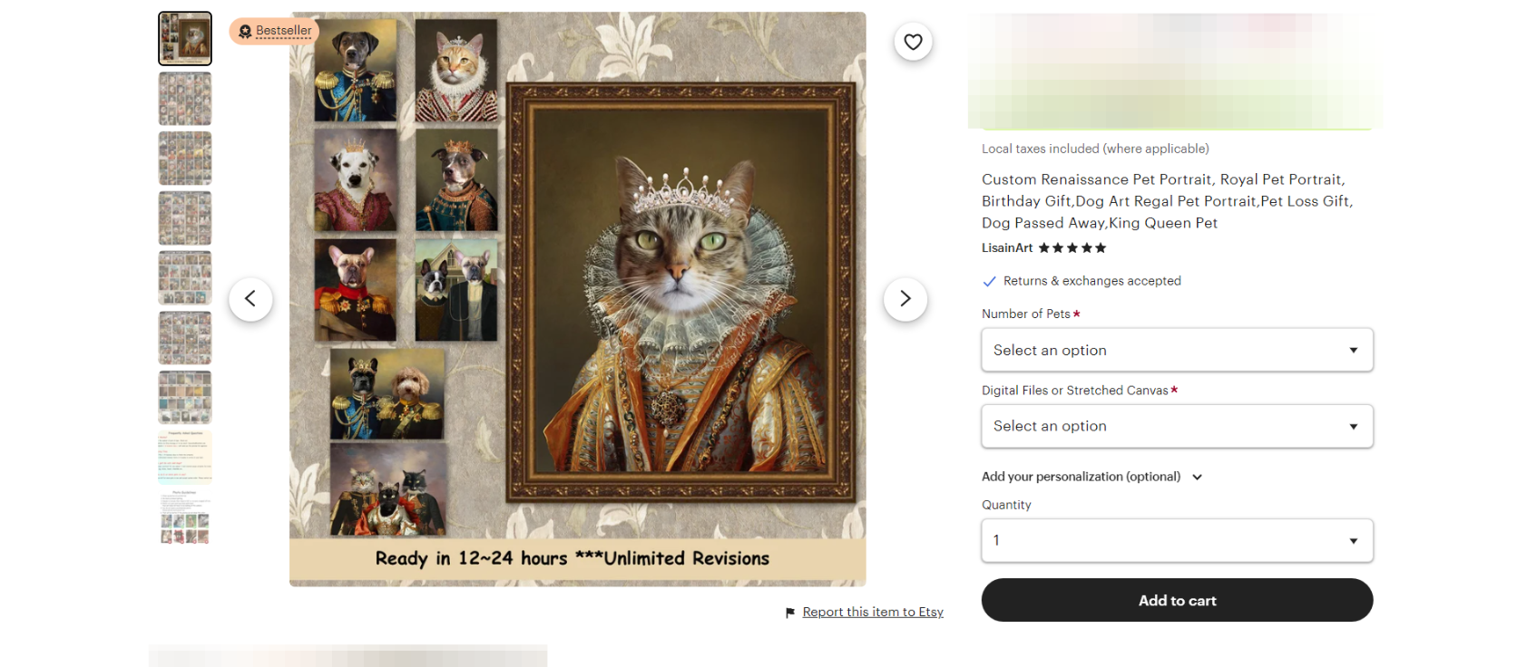 Top-Selling Digital Artworks & Prints on Etsy-product-cat-portrait