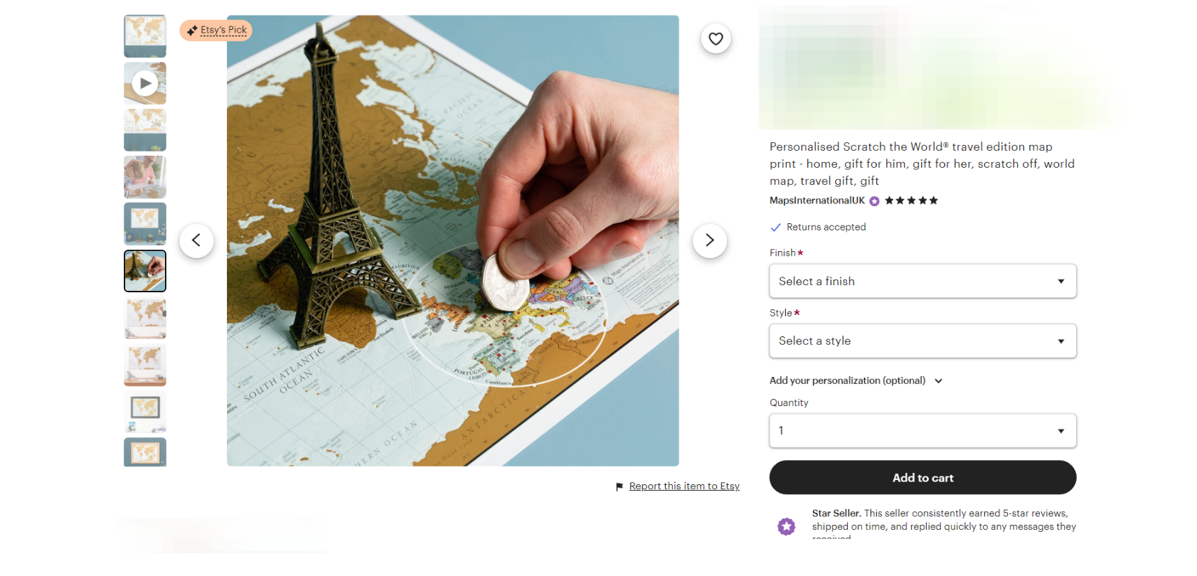 Top-Selling Digital Artworks & Prints on Etsy-product-scratch-map