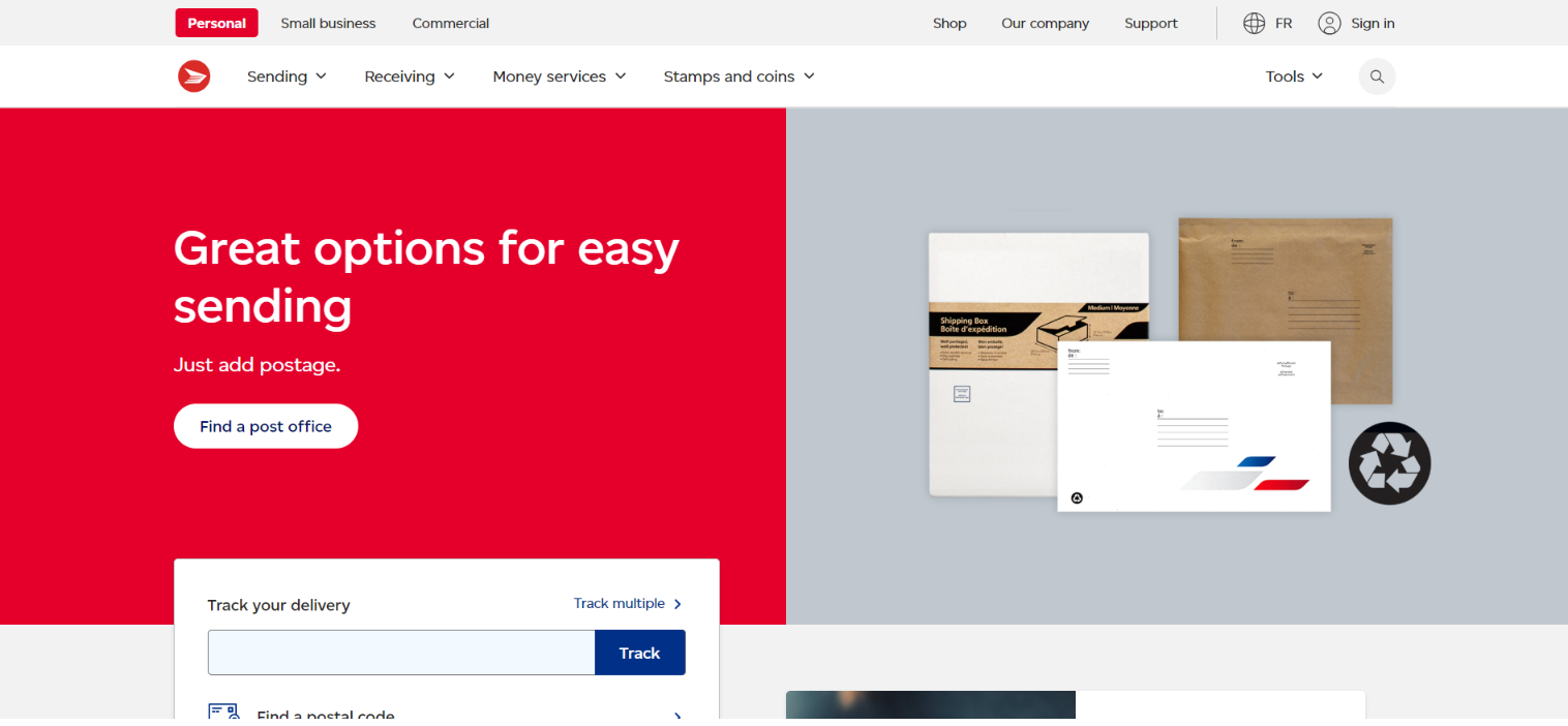 international-shipping-companies-canadapost-homepage