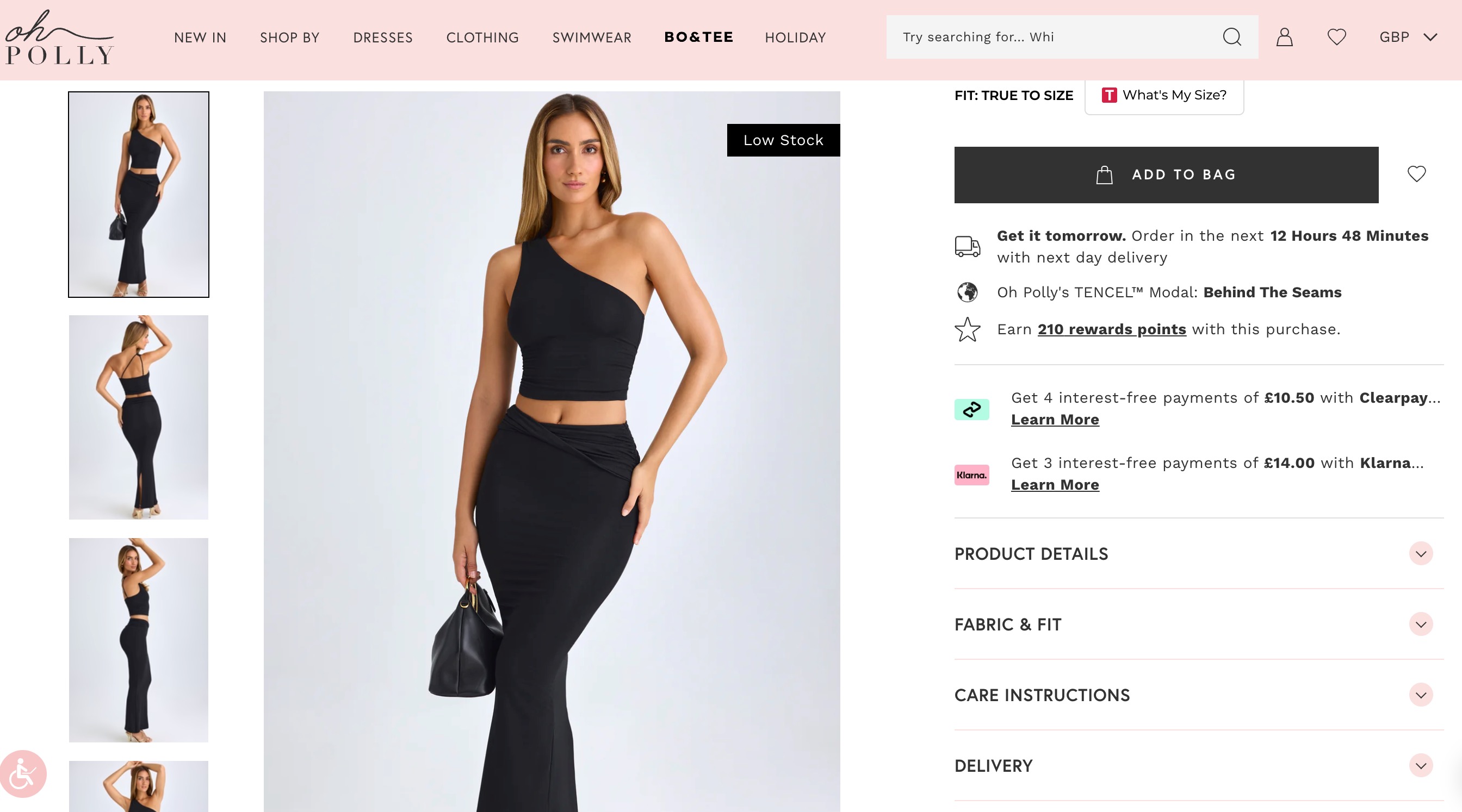 oh polly product page