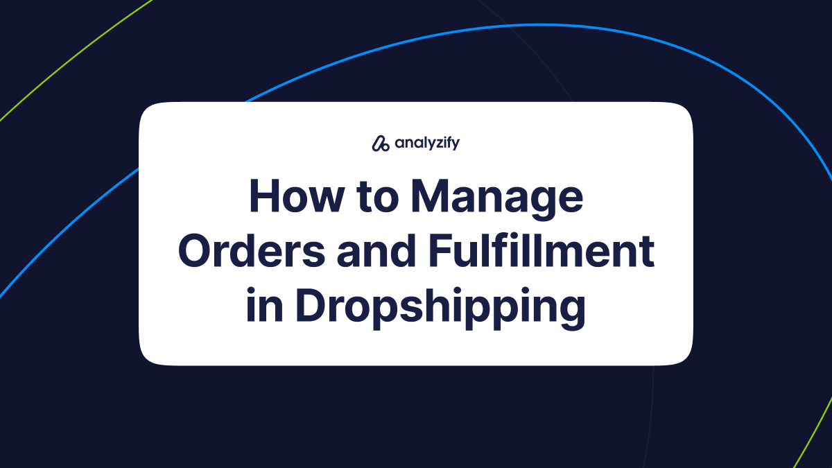 how to manage orders and fulfillment in dropshipping seperator