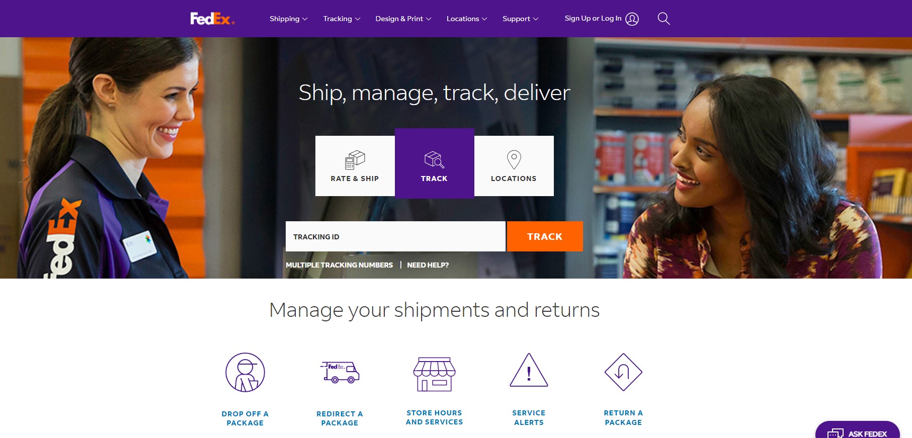 FedEx US Parcel Courier