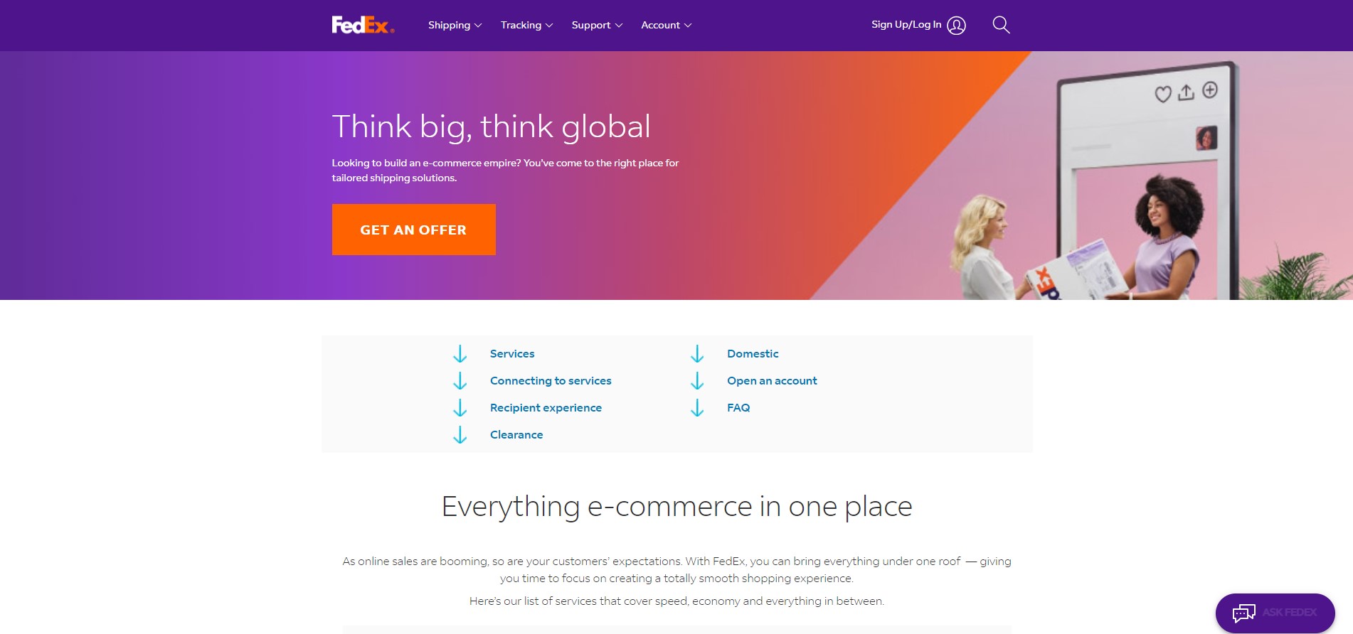 FedEx Ecommerce Courier UK