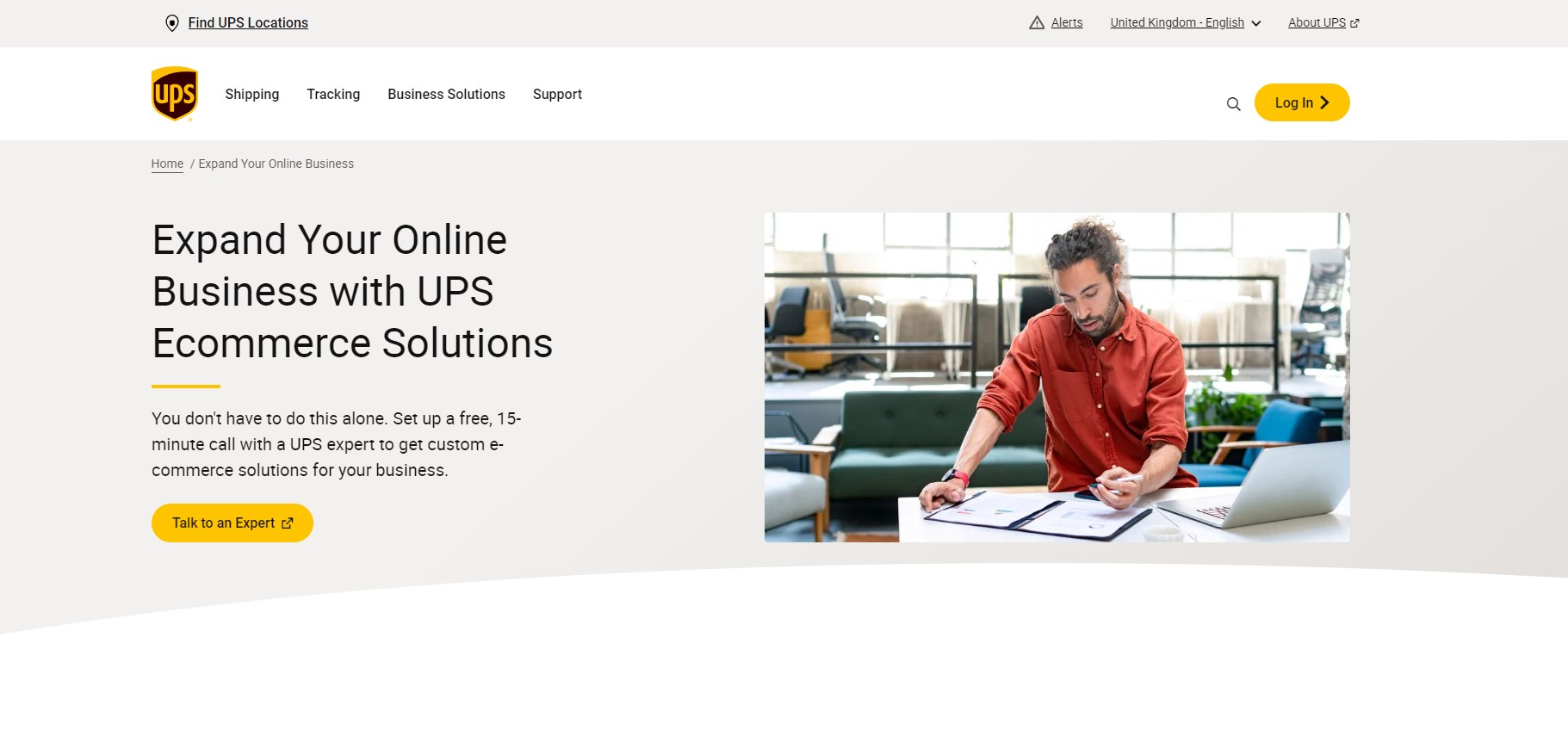 ups Ecommerce solutions Courier UK