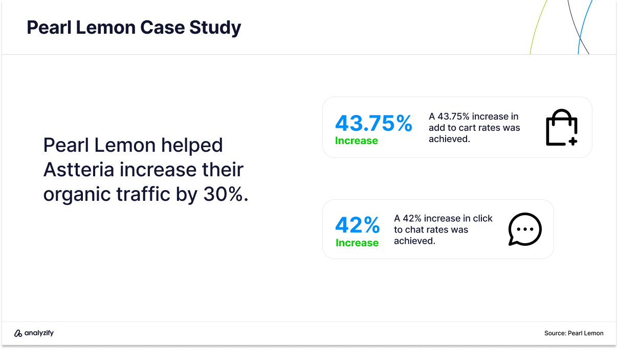 Pearl Lemon - SEO agency case study 2