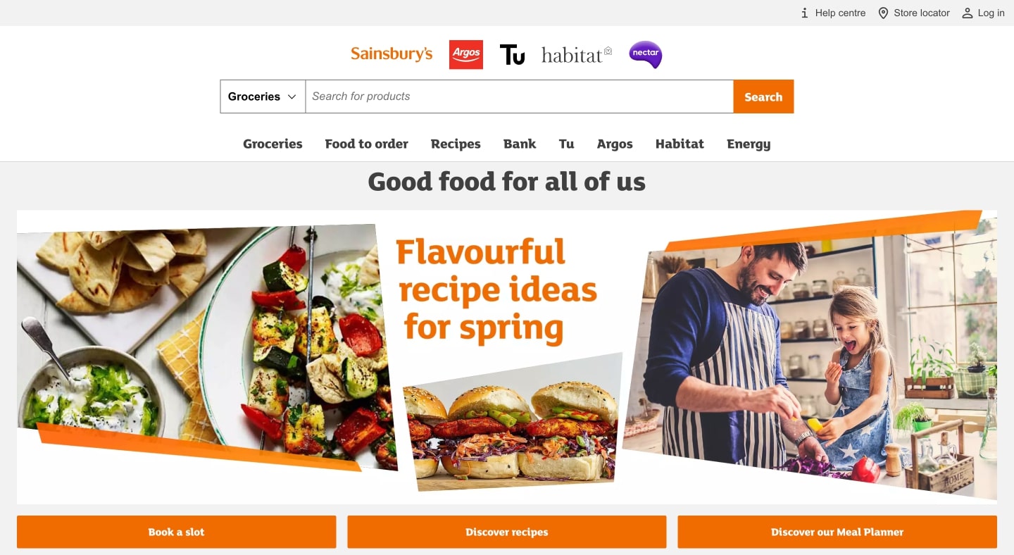 Sainsbury's - Homepage