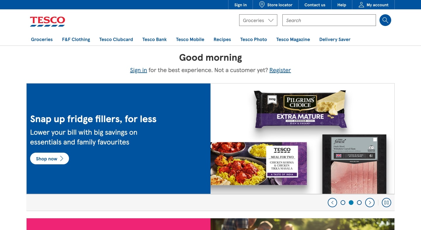 Tesco - Homepage