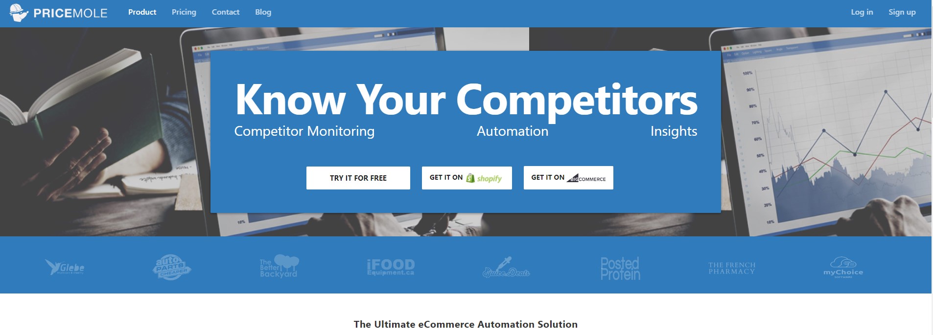 Pricemole Homepage