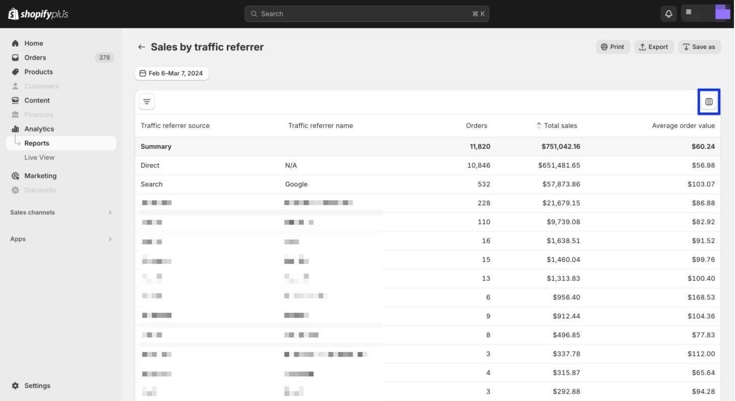 Track Shopify Sales