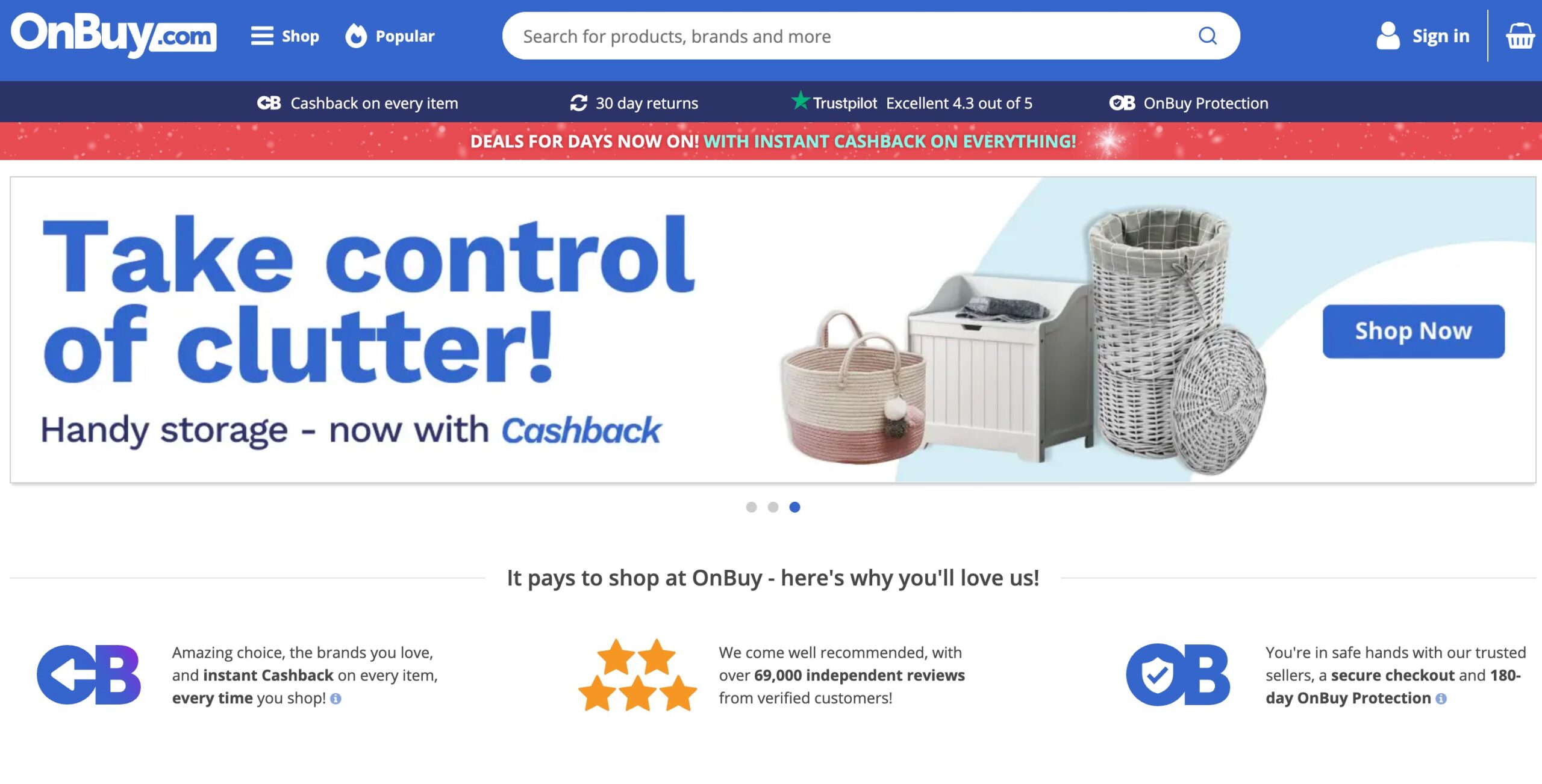 OnBuy - Homepage