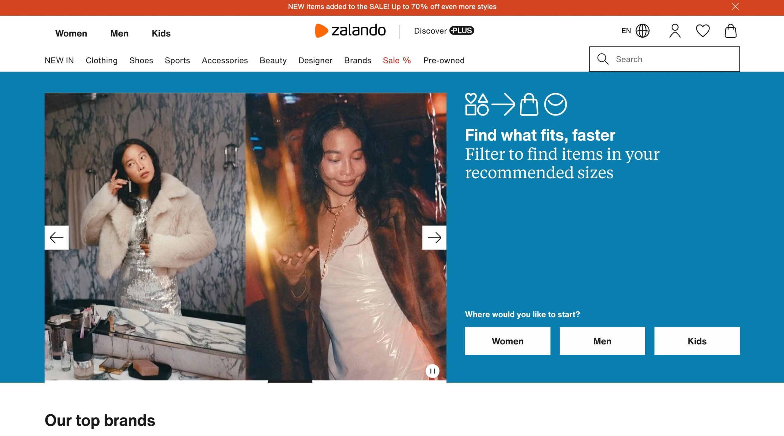 Zalando - Homepage