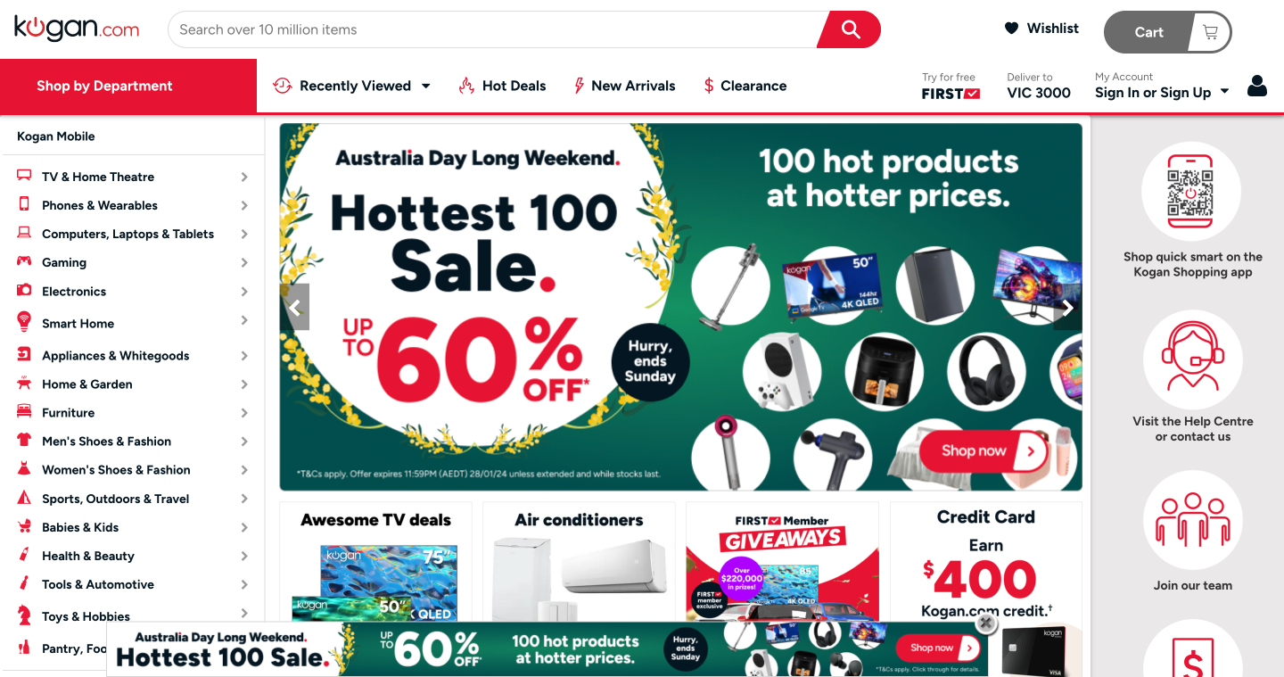 Kogan - Homepage