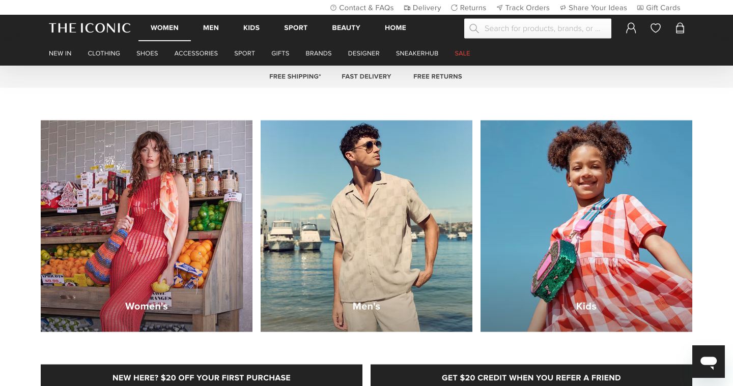 The Iconic - Homepage