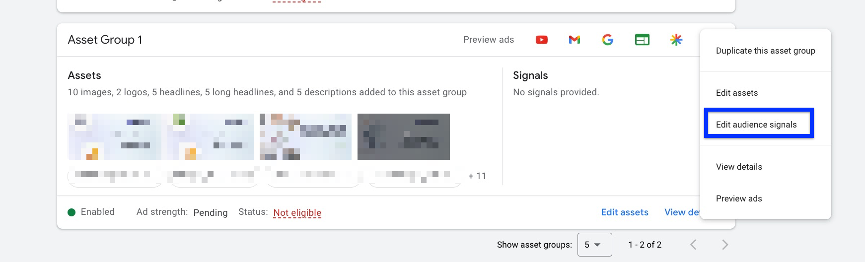 Audience Signals in Performance Max