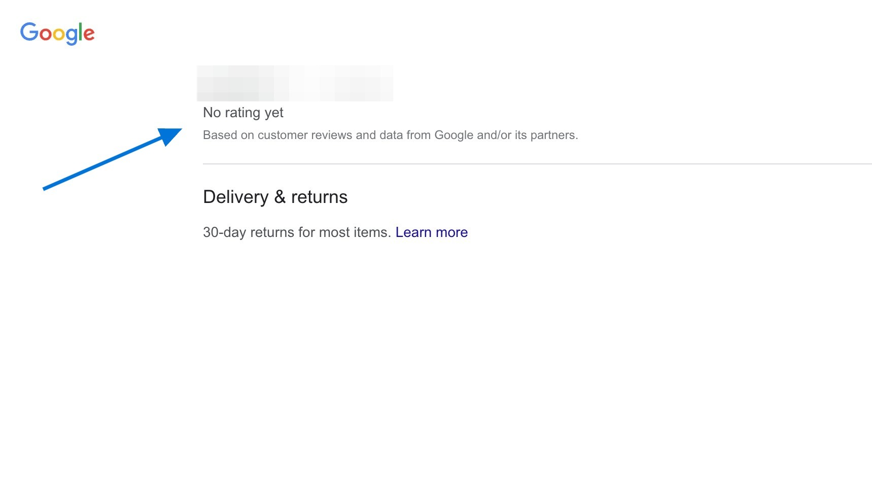 Google Seller Rating