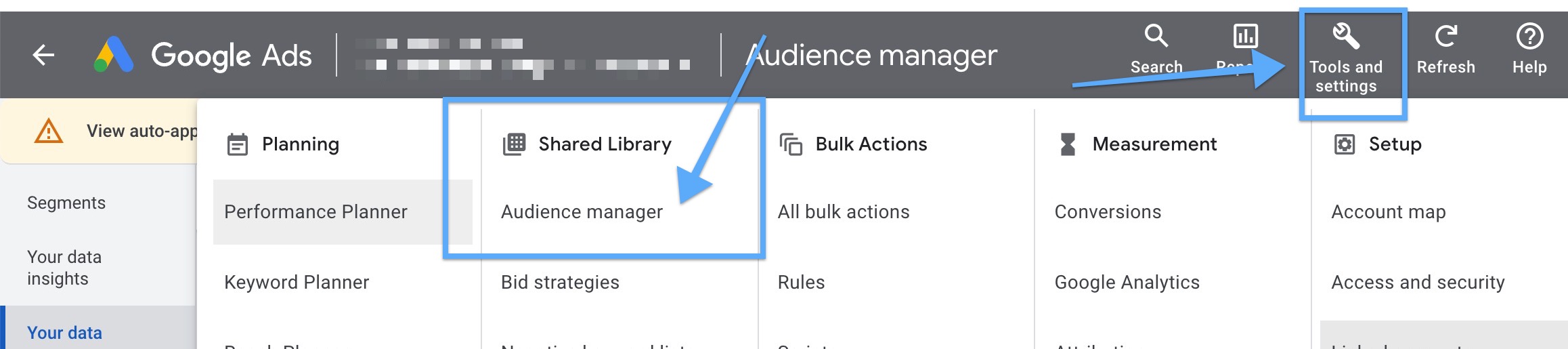 Audience Manager - Google Ads