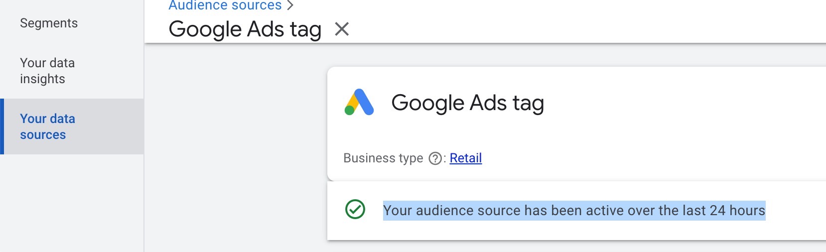 Google Ads Tag