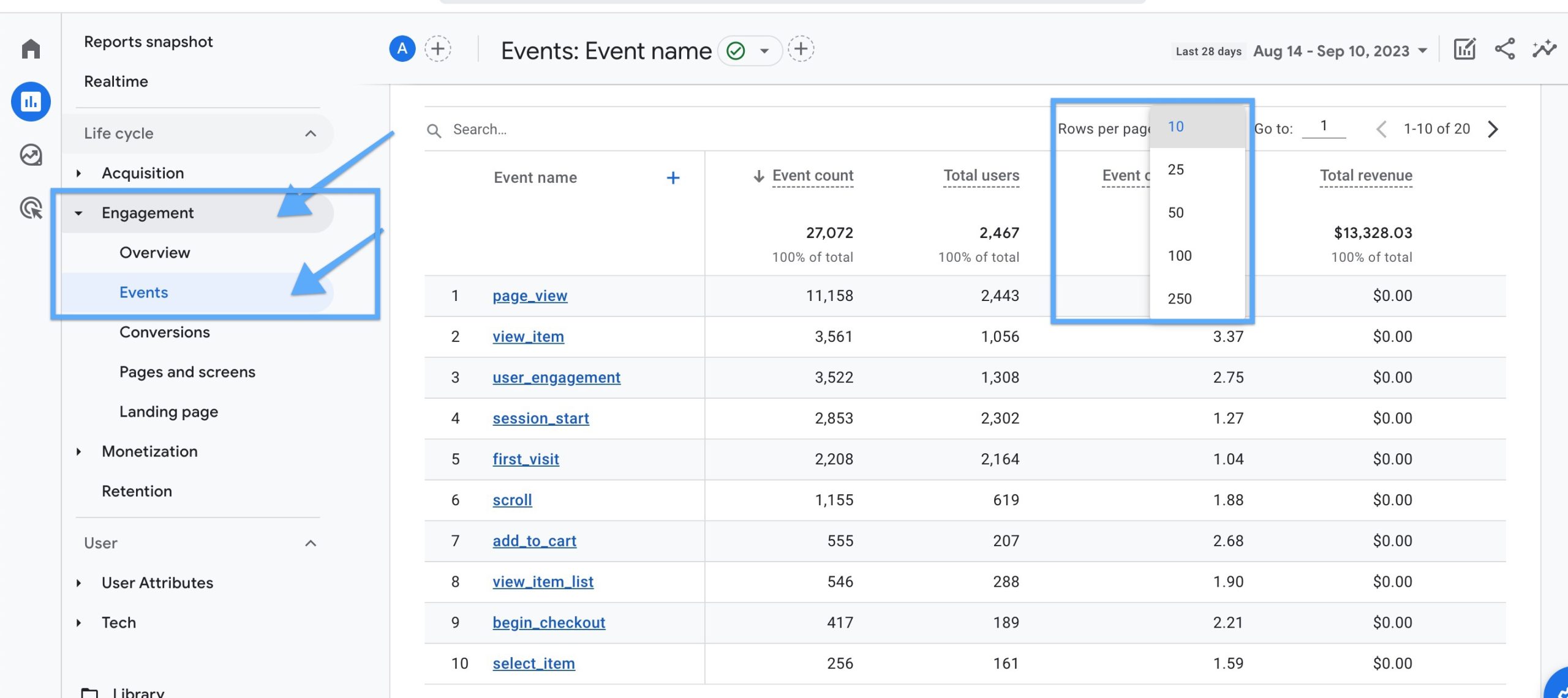 Events - Google Analytics 4