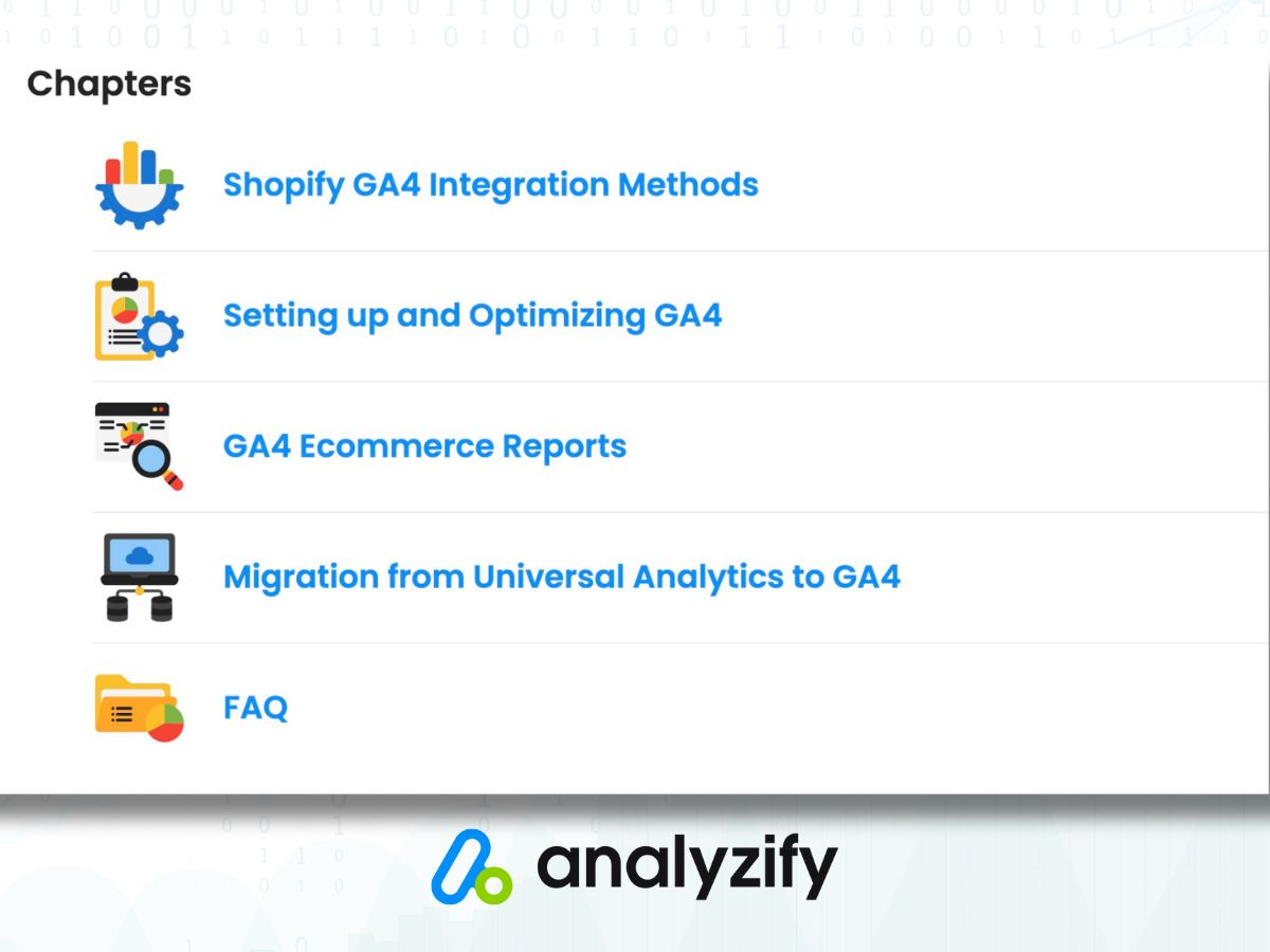 GA4 & Shopify Integration guidebook