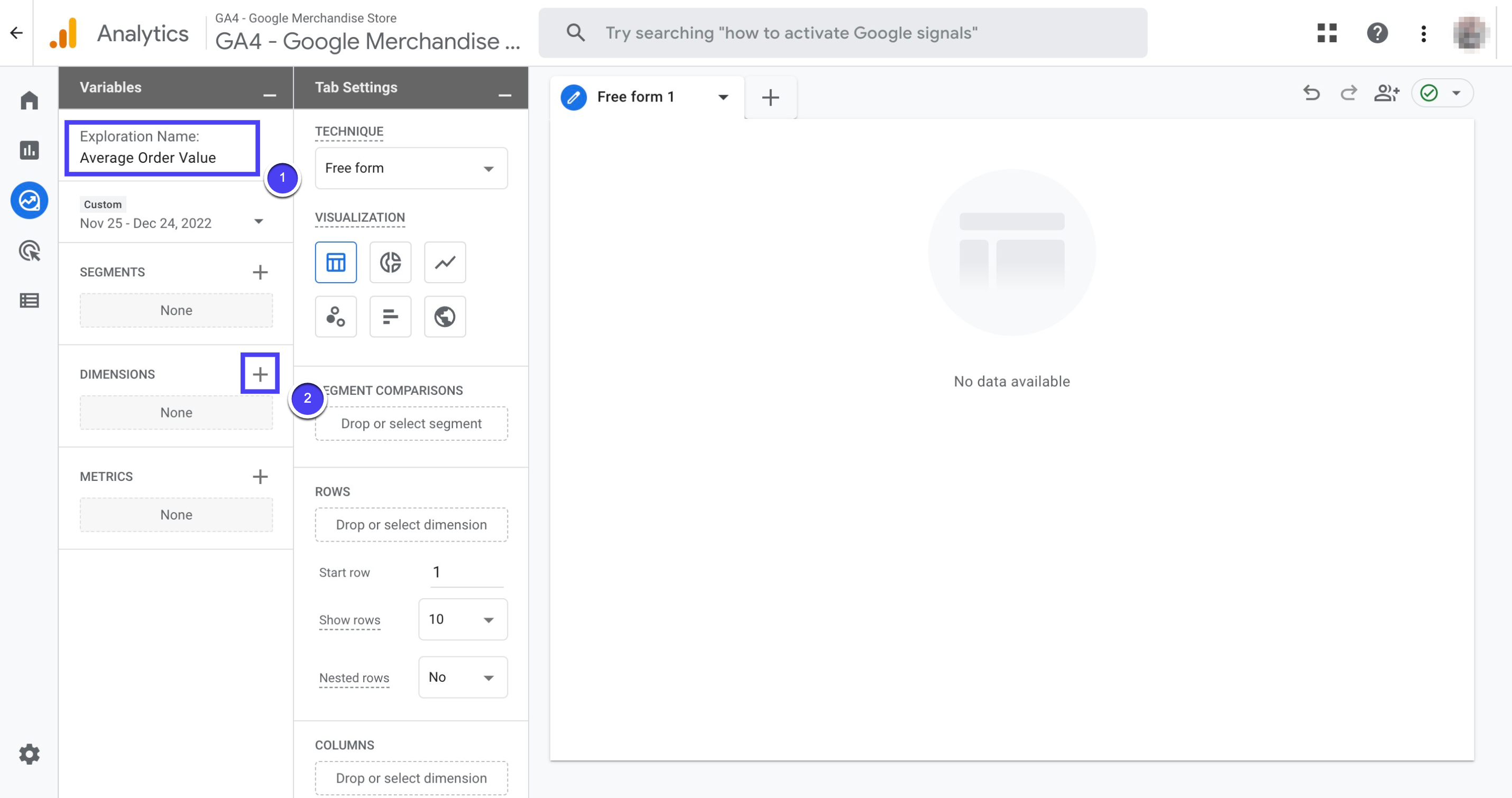 How to Find Average ecommerce Order Value in GA4?