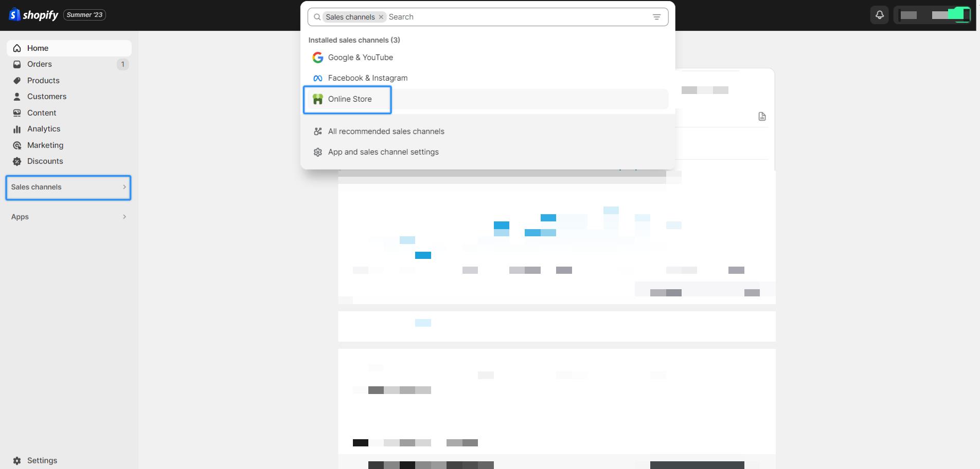 Sales Channels - Shopify