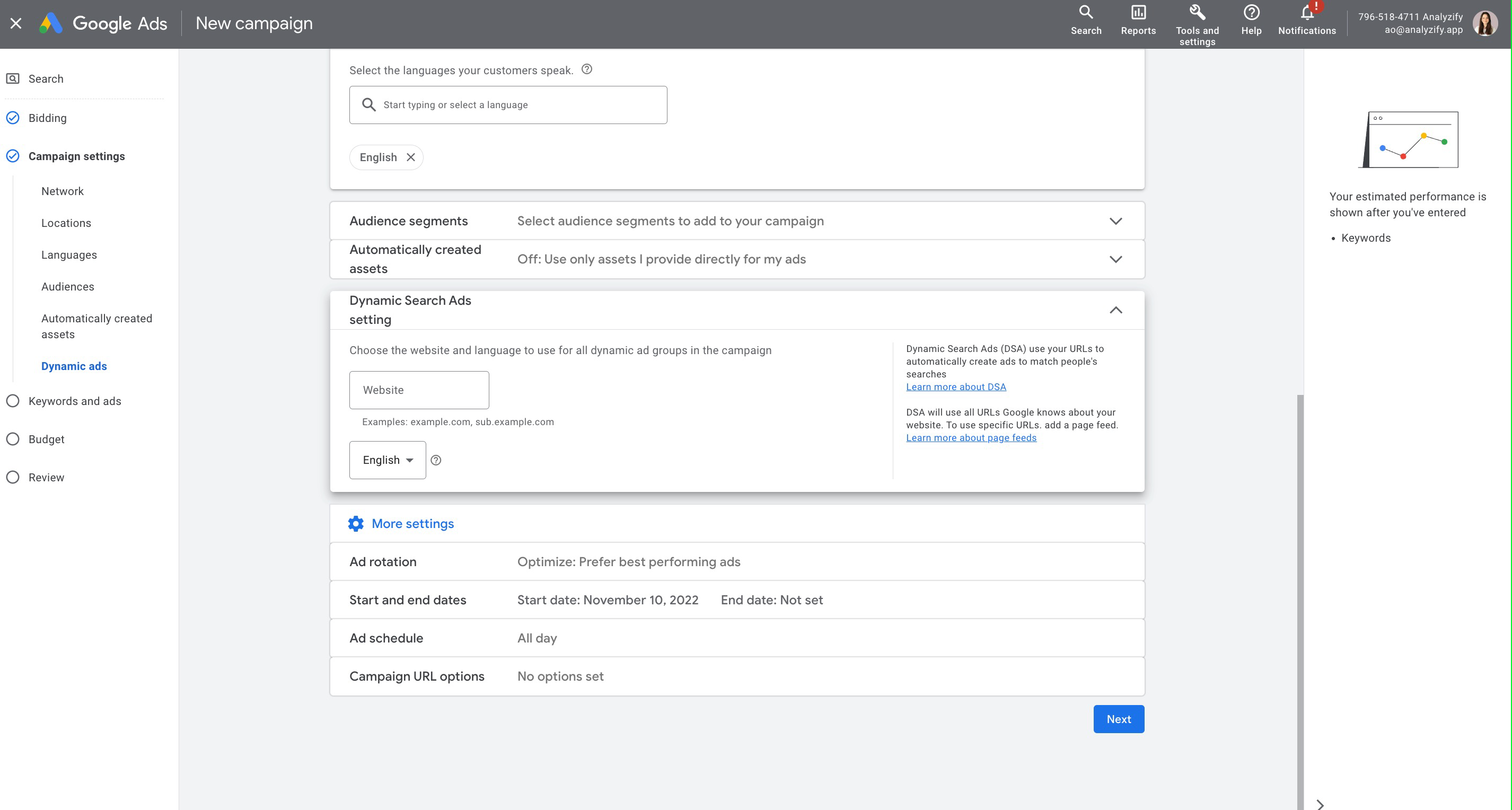 How To Set Up Dynamic Search Ads (DSAs)?
