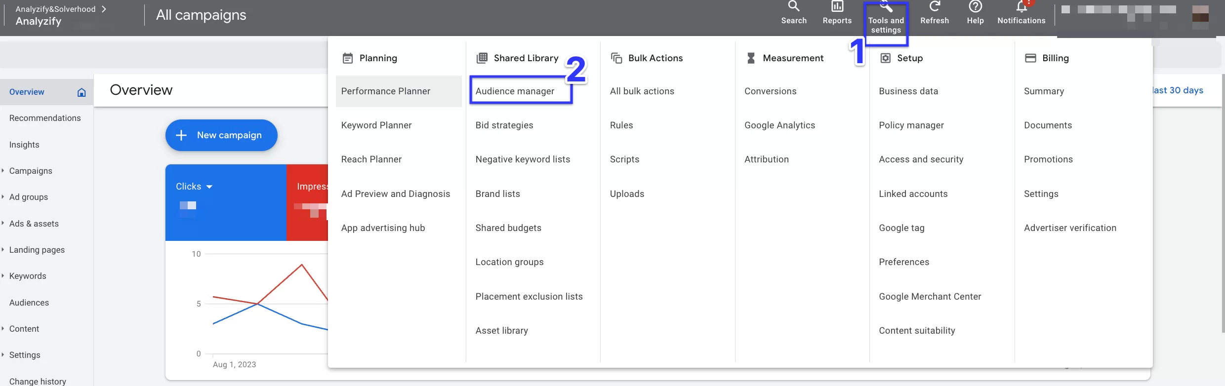 Google Ads - Audience Manager