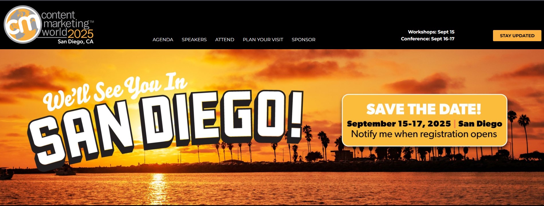 Content Marketing World Conference 2025