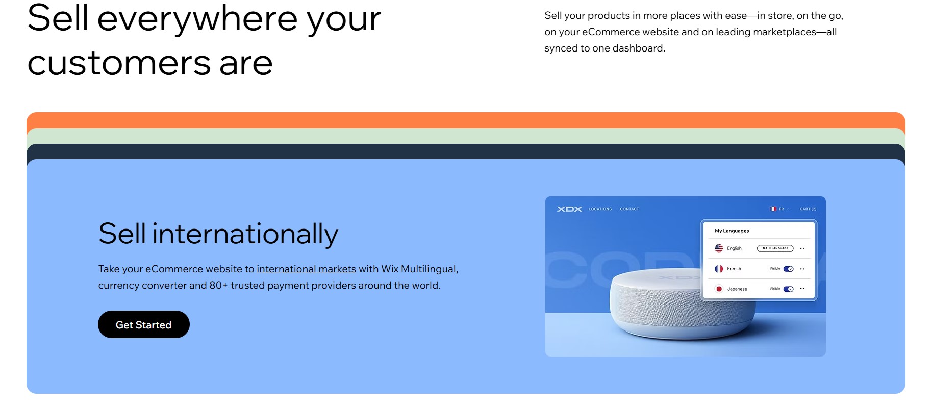 Wix Ecommerce builder