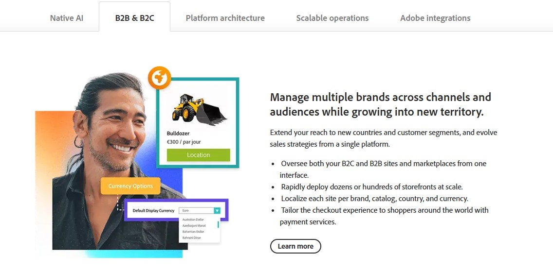 Adobe Commerce Features