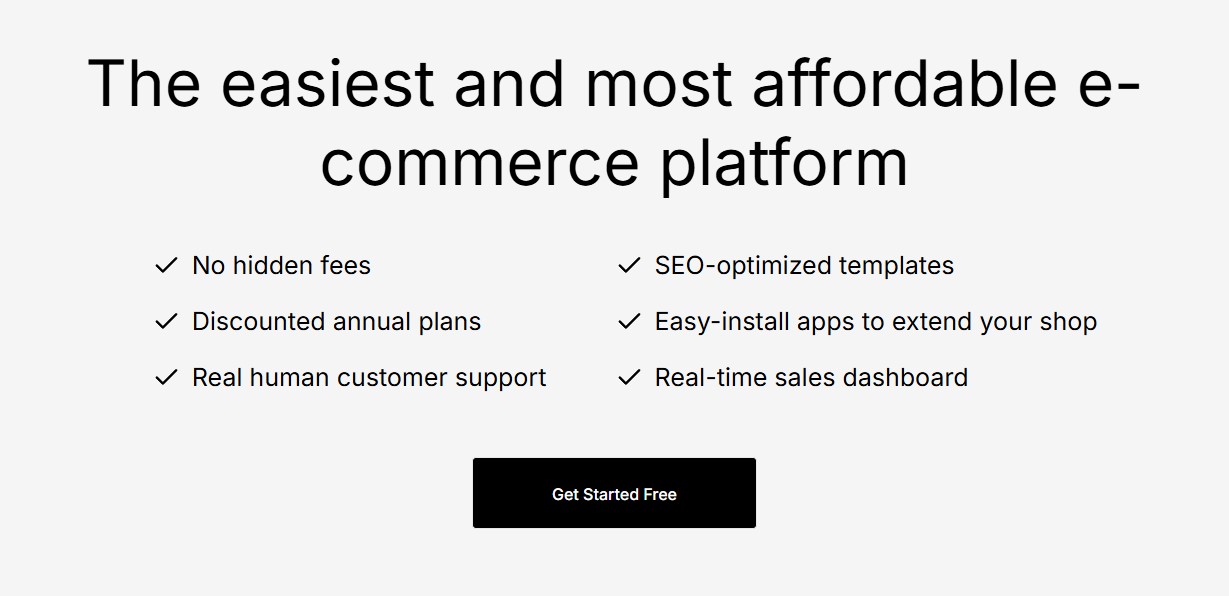 Big Cartel Shopify Alternative
