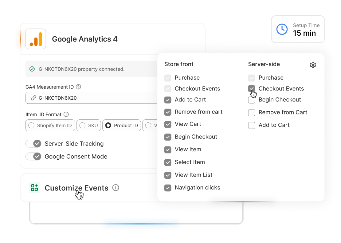 Comprehensive Shopify GA4 Integration