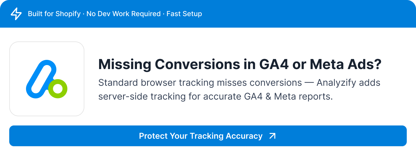 Fix your Shopify data and make confident decisions with Analyzify