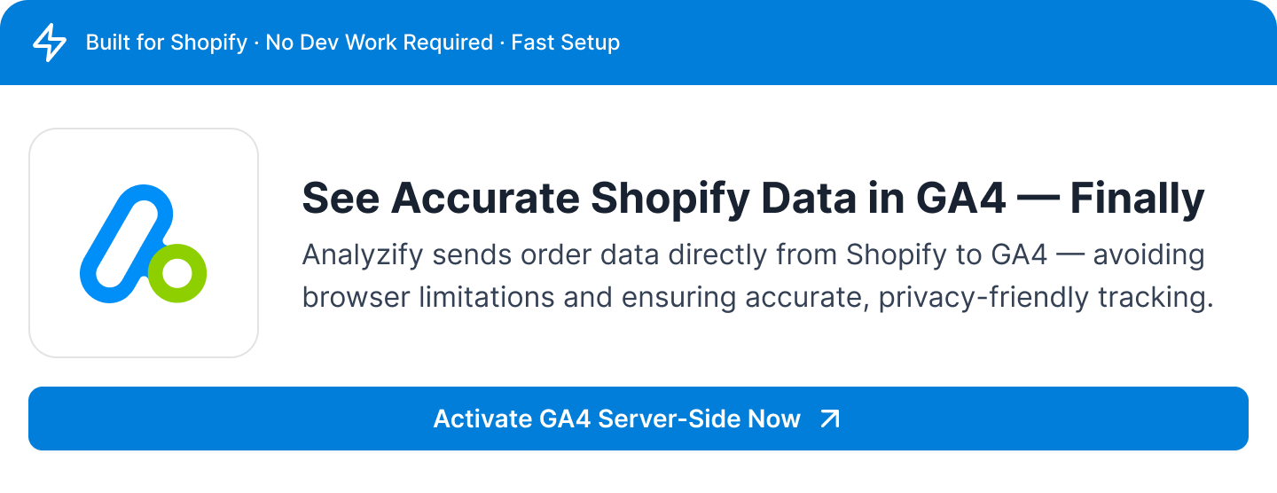 Fix your Shopify data and make confident decisions with Analyzify