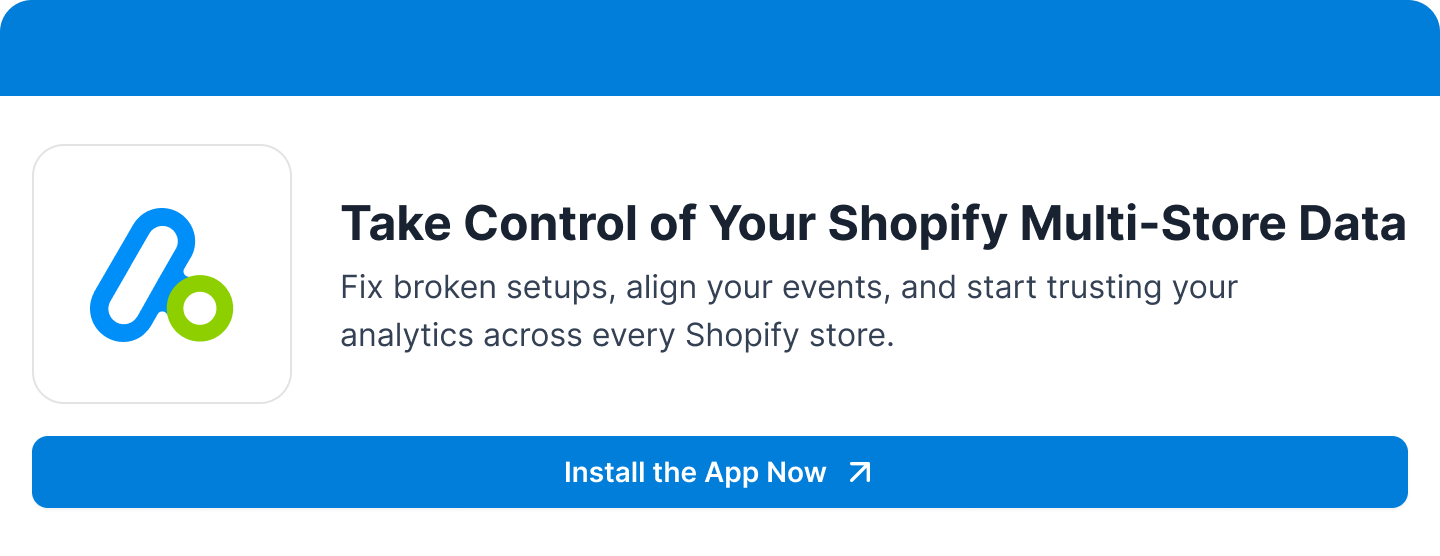 analyzify multiple stores on shopify