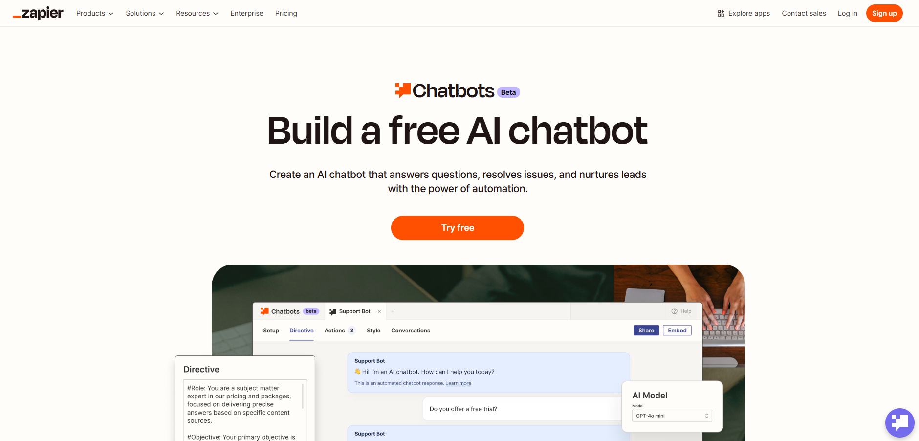 ai-chatbot-builders-zapier