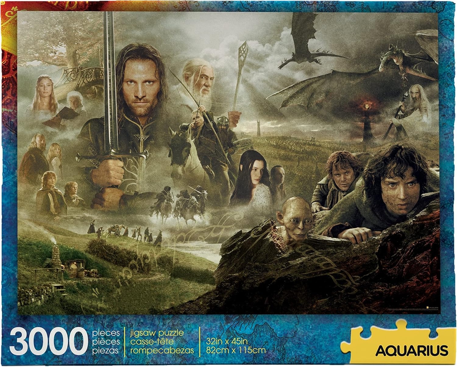 Lord of the rings puzzle gift original