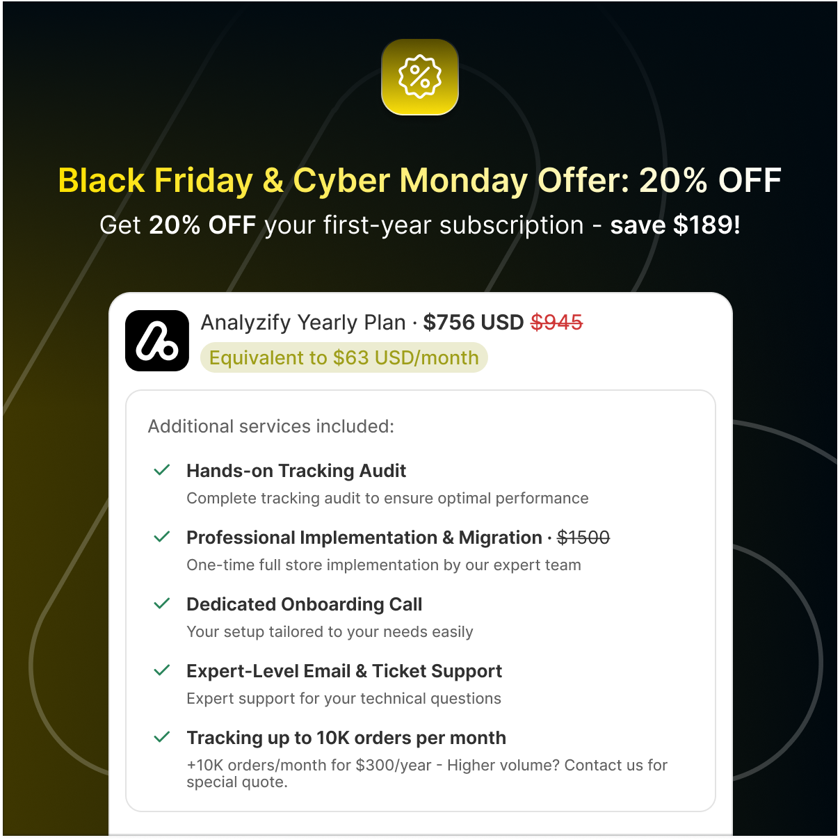 Analyzify discount code