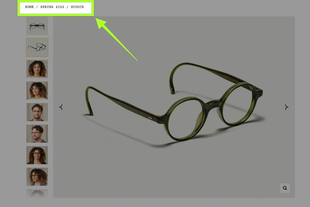 Shopify SEO fix breadcrumbs