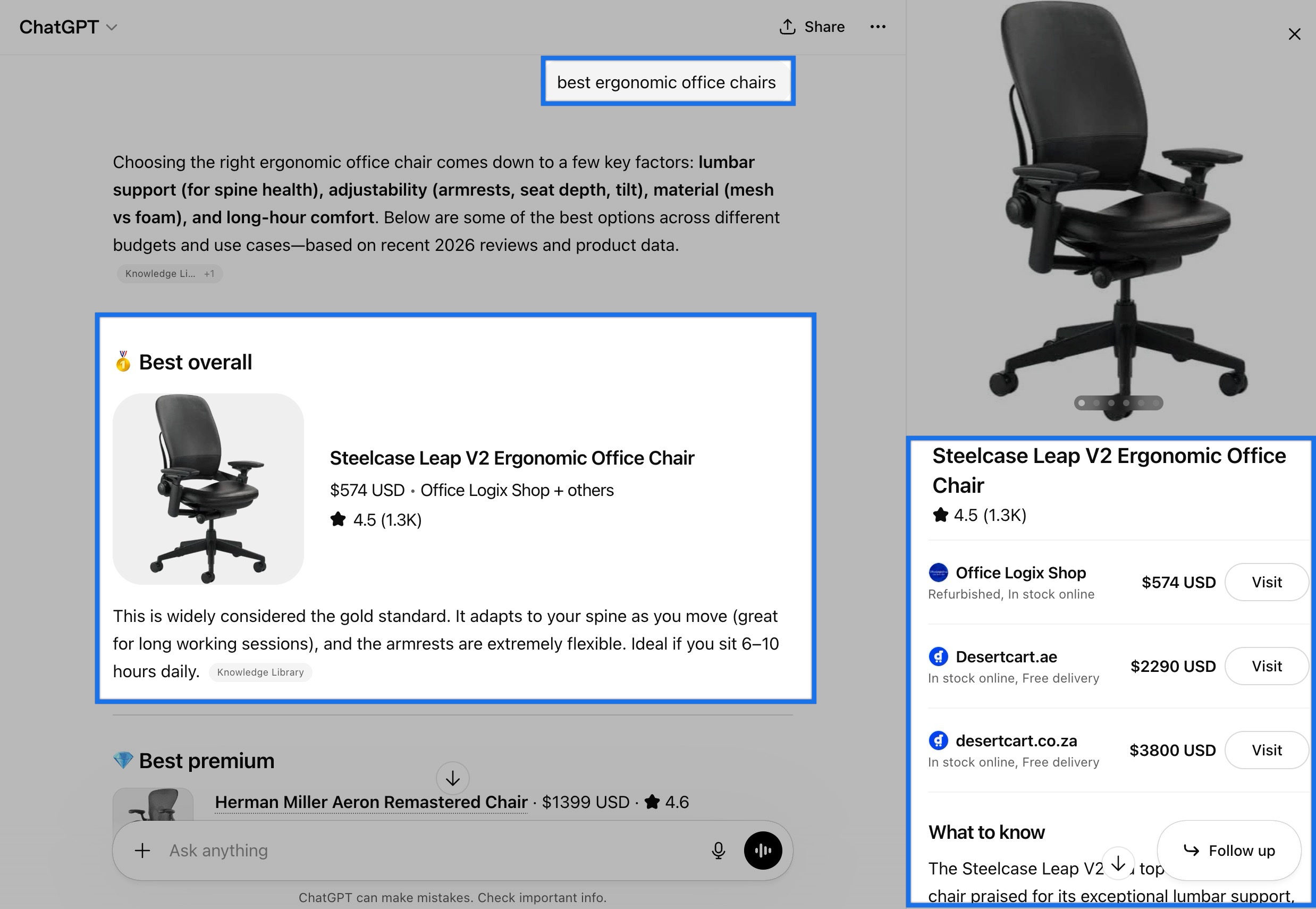 chatgpt search query example