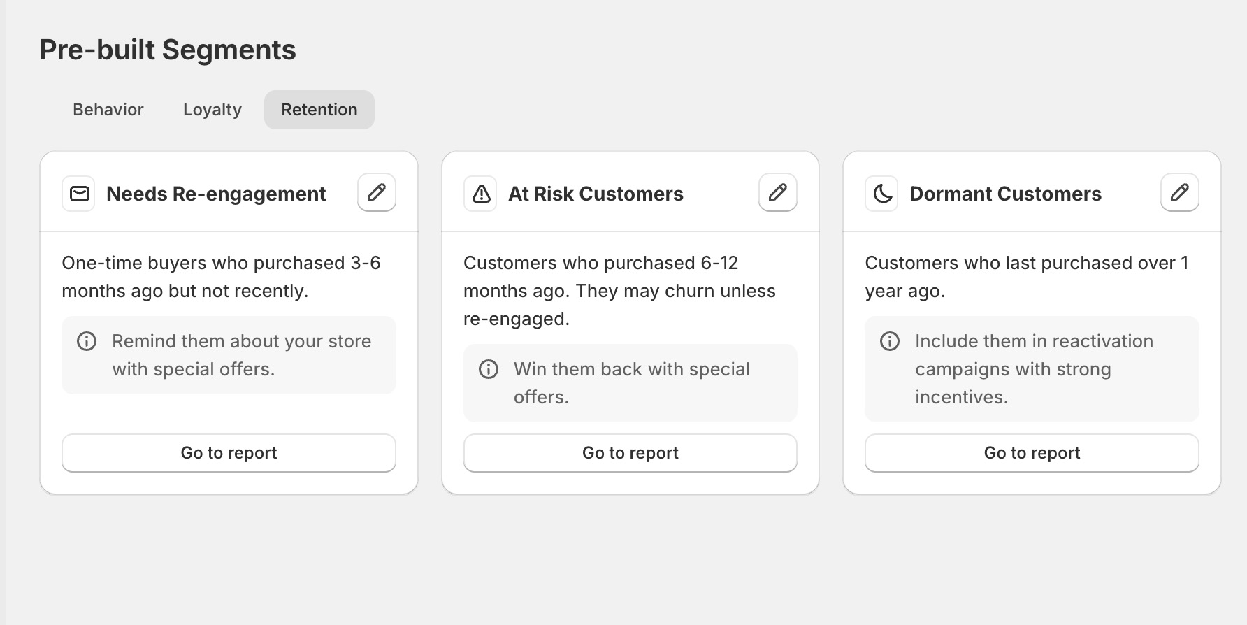 how to create retention-focused customer segments in shopify