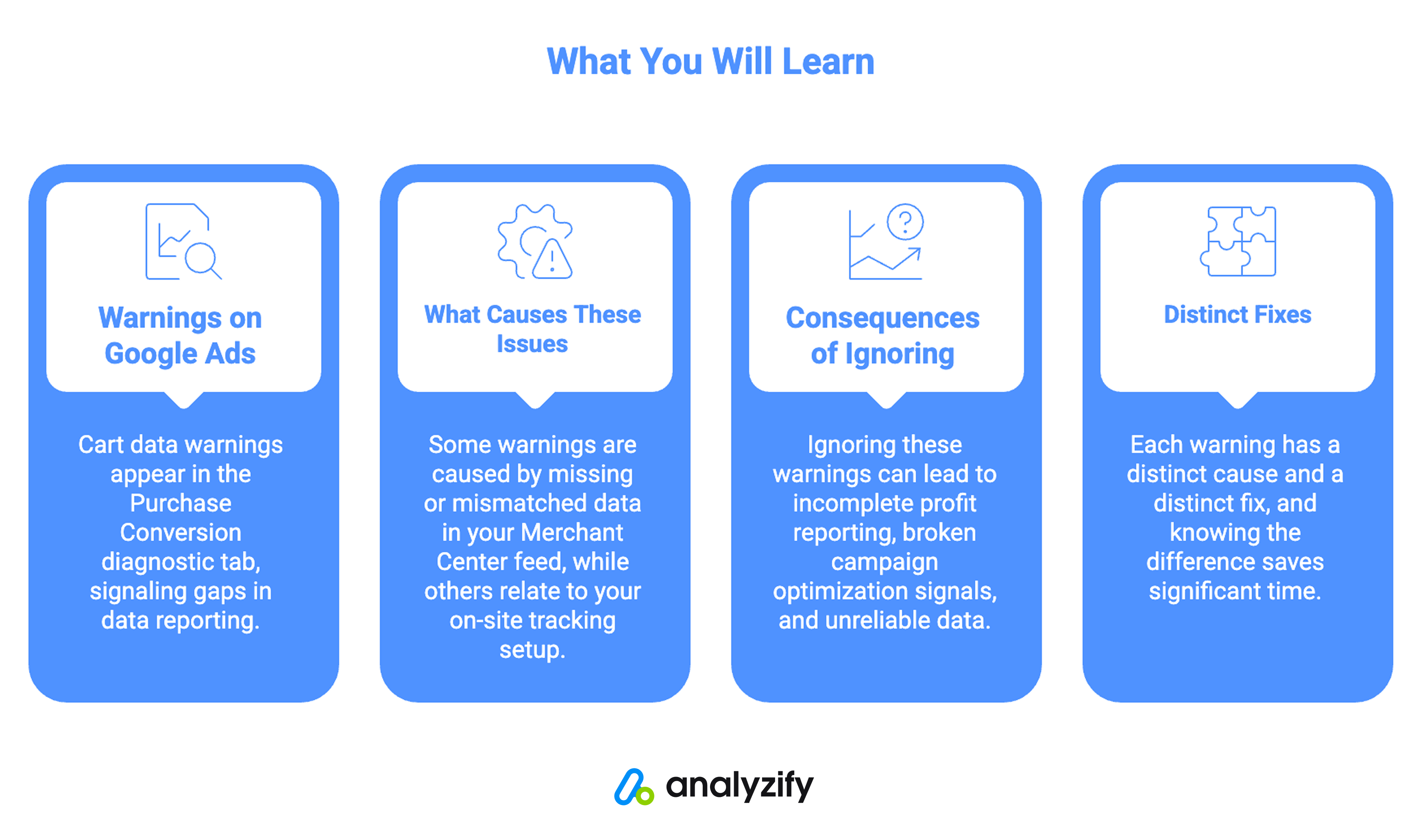 Fixing Google Ads Cart Data Errors for Shopify Stores: key takeaways